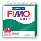 Gyurma, 56 g, égethető, FIMO Soft, smaragdzöld (FM802056)
