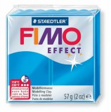 Gyurma, 57 g, égethető, FIMO Effect, áttetsző kék (FM8020374)