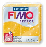 Gyurma, 57 g, égethető, FIMO Effect, csillámos arany (FM8020112)