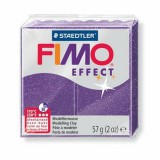 Gyurma, 57 g, égethető, FIMO Effect, csillámos bíborlila (FM8020602)