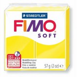 Gyurma, 57 g, égethető, FIMO Soft, citromsárga (FM802010)