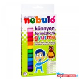 Gyurmakészlet, 200g. Nebulo 12 különféle szín