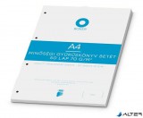 Gyűrűs könyv betét, A4, sima, 50 lap, BOXER, fehér