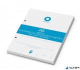 Gyűrűs könyv betét, A5, sima, 50 lap, BOXER, fehér