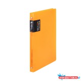 Gyűrűskönyv A4, 4 gyűrűs 2cm gerinc PP, Karton P+P Opaline narancs