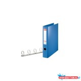Gyûrûskönyv A4, Maxi 6cm, 4 gyûrû, D alakú, PP Esselte Jumbo Vivida kék