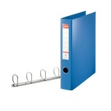 Gyûrûskönyv A4, Maxi 6cm, 4 gyûrû, D alakú, PP Esselte Jumbo Vivida kék
