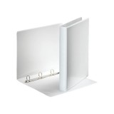 Gyûrûskönyv panorámás A4, 3,5cm, 4 gyûrû, D alakú, PP Esselte fehér