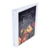 Gyûrûskönyv panorámás A4, 3,7cm, 4 gyûrûs Bluering® fehér