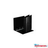 Gyûrûskönyv panorámás A4, 5cm, 4 gyûrû, D alakú, PP Esselte fekete