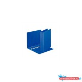 Gyûrûskönyv panorámás A4, 6,5cm, 4 gyûrû, D alakú, PP Esselte kék