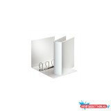 Gyûrûskönyv panorámás A4, 8,6cm, 4 gyûrû, D alakú, PP Esselte fehér