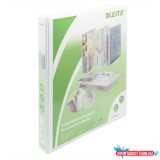 Gyûrûskönyv panorámás A4, Maxi 4,4cm, 2 gyûrû, D alakú, PP Leitz fehér