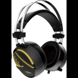 Gamdias HEBE E1 RGB Stereo Sound Gaming mikrofonos fülhallgató fekete (HEBE E1) - Fejhallgató