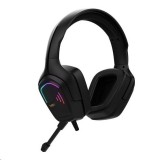 Gamdias HEBE E2 RGB Stereo Sound Gaming mikrofonos fülhallgató fekete (HEBE E2) - Fejhallgató