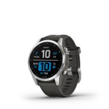 Garmin fenix 7S Silver-Graphite pulzusmérő óra