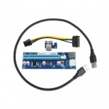 Gembird RC-PCIEX-03 PCI-Express riser add-on card, PCI-ex 6-pin power connector (Gyártói cikkszám: RC-PCIEX-03)