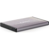 Gembird szálcsiszolt alumínium 2.5" sata3 usb3.0 küls&#337; ház szürke ee2-u3s-3-lg