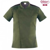 Giblor&#039;s THIAGO szakácskabát - military zöld