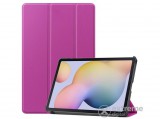 Gigapack álló, bőr hatású aktív flip tok Samsung Galaxy Tab S7 WIFI (SM-T870) készülékhez, lila