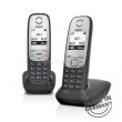 Gigaset A415 DUO hívóazonosítós kihangosítható fekete/ezüst dect telefon (L36852-H2505-S201)