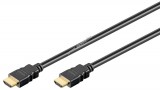 Goobay High Speed HDMI kábel standard csatlakozó (típus A) 2m, fekete, aranyozott csatlakozóval