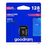 GOODRAM micro SD 128 GB memóriakártya - adapterrel