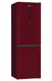 GORENJE NRK6192AR4 Alulfagyasztós kombinált hűtő, A++, bordó, 185 cm