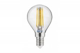 GTV LIGHTING GTV LD-G45FL4-30 LED izzó 4W, G45, E14 3000K, izzószálas, AC220-240V, sugárzási szög 360°, 400lm, 35mA