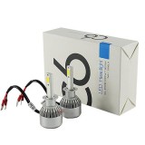 H1 Led izzó C6 hideg fehér ventillátoros párban