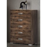 H2O H2 Bella magas, fiókos komód - erezett tölgy