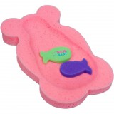 Hab alátét maxi New Baby BASIC medve rózsaszín