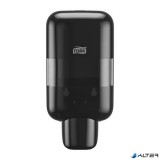 Hab- és folyékony szappan és kézfertőtlenítő adagoló, S5 rendszer, TORK "Mini", fekete