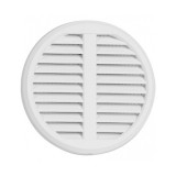 Haco Szellőzőrács kerek állítható d=75-125mm műanyag fehér