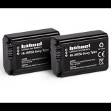 Hähnel Hahnel HL-XW50 Twin Pack akkumulátor szett (Sony NP-FW50, 1000mAh) (1000 160.4) (1000 160.4) - Akkumulátorok