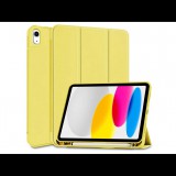 Haffner Apple iPad 10.9 (2022) tablet tok (Smart Case) on/off funkcióval, Apple Pencil tartóval - yellow (ECO csomagolás) (FN0483) - Tablet tok