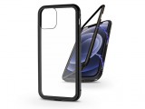 Haffner Apple iPhone 12 Mini mágneses, 2 részes hátlap előlapi üveg nélkül - Magneto - fekete