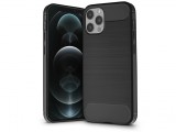 Haffner Apple iPhone 12 Pro Max szilikon hátlap - Carbon - fekete