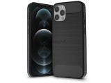 Haffner Apple iPhone 12 Pro Max szilikon hátlap - Carbon - fekete