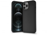 Haffner Apple iPhone 12 Pro Max szilikon hátlap - Soft Premium - fekete