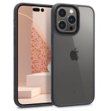 Haffner Apple iPhone 14 Plus ütésálló hátlap gyűrűvel és kameravédővel - Slide Armor - fekete