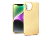 Haffner Apple iPhone 14 szilikon hátlap - Glitter - arany