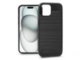 Haffner Apple iPhone 15 Plus szilikon hátlap - Carbon - fekete