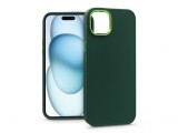 Haffner Apple iPhone 15 Plus szilikon hátlap - Frame - zöld