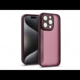 Haffner Apple iPhone 15 Pro hátlap kameravédő peremmel, lencsevédő üveggel - Variete - bíbor (HF241055)
