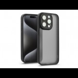 Haffner Apple iPhone 15 Pro hátlap kameravédő peremmel, lencsevédő üveggel - Variete - fekete (HF241031)