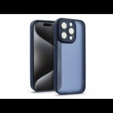 Haffner Apple iPhone 15 Pro hátlap kameravédő peremmel, lencsevédő üveggel - Variete - sötétkék (HF241048)