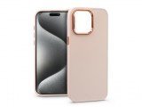 Haffner Apple iPhone 15 Pro Max szilikon hátlap - Frame - rózsaszín