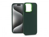 Haffner Apple iPhone 15 Pro Max szilikon hátlap - Frame - zöld
