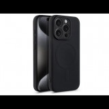 Haffner Apple iPhone 15 Pro Max szilikon hátlap - Silicone Mag Cover - fekete (HF228902)